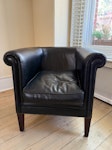 Laura ashley tub chairs + sofa Good condition black tub chairs and sofa in good condition. Parting with them because they don’t match the interior of my new home. SW4 - removed for £0