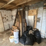 wood and builders waste /cans wood and builders waste and some empty cans CF63 - removed for £250