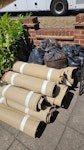 Rolls of carpet and bin bags Rolls of carpet and underlay, a few black bags of rubbish from flooring job SW20 - removed for £95