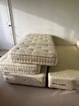 Bed Base & Mattress Disposal 4 single bed bases, 2 single mattresses, 1 queen size mattress SW19 - removed for £210