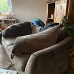 2 seater sofa 2 seater sofa in good condition but just need it removing. Will need help getting out of the living room LS25 - removed for £90