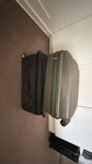 two suitcases two medium sized suitcases with pillows and bedsheets inside them WC1N - removed for £46