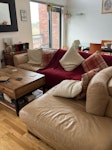 Old large L-shaped sofa Large L-shaped sofa needs removing and disposing. Top floor flat. May need taking apart to get it into lift L7 - removed for £200