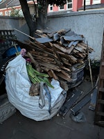 Fencing and garden waste collected by JLC WASTE MANAGEMENT LIMITED