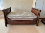bed, chair and mixed rubbish Bed will be dismantled before collection. other mixed rubbish including garden waste TW1 - removed for £200