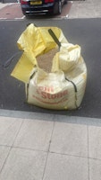 Bag of sand collected by Rubbish Clear Away