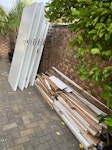 Wooden doors and frames 7 doors and frames HA0 - removed for £185
