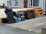 Furniture waste 1 -2 seater sofa
2 small cupboards 
1 wardrobe 
1 arm chair 
(1 Glass tv table if nobody come to collect from Facebook) BS13 - removed for £110