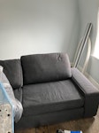 John Lewis 3 seater sofa Good quality and in good condition John Lewis three seater sofa. Dark grey. 230cm long 100cm deep. Needs to go as moving in imminently! NW3 - removed for £120
