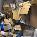 about 60 carton boxes We recently moved in, and have several boxes from our move, as well as other carton bags. All recyclable. We just need some help for these to be removed from the house please. AL2 - removed for £110