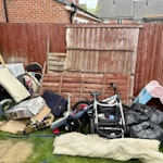 General household rubbish All of the stuff, as you can see in the photo—easy access to the parking lot and back door. OL9 - removed for £200