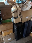 boxes, suitcase, wardrobe Some lightweight cardboard boxes, empty suitcases and empty thin wardrobe. Some flower pots HA4 - removed for £80