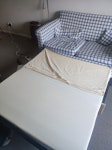 2 seater sofa bed 2 seater sofa bed to remove. Mattress element detaches from sofa frame. Approx 160cm wide. Only around on Friday 1 August for collection. SM2 - removed for £75