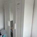 Dismantled wardrobes and bed 2 Ikea brimnes dismantled wardrobes and small double dismantled bed frame and small double mattress. Wardrobes can be reassembled and reused if needed (all the screws have been kept together). Wardrobes are in decent condition but bed frame not reusable as the ottoman lift system is broken. TW2 - removed for £120