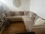 Corner sofa. Corner sofa that comes apart at the corner. In a block, up two flights of stairs. Collection date to be agreed in line with new sofa being delivered BR5 - removed for £80