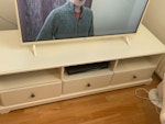 Tv bench 1 X wooden ikea tv bench with 3 drawers N16 - removed for £40