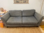Sofa Downstairs flat. Sofa will need to be removed via the back lane where there is an electric roller door. NE8 - removed for £80