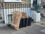 old boiler & tank. Wood Old boiler & cold water tank, plus 3 heavy items of wood. N1 - removed for £110