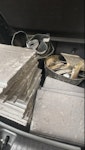 random household bits old home furniture, table still in box, shoe rack, left over roof tiles and some cement rubble, old broken house fan, old gym pull up bar, garden sand, old left over carpet underlay RM16 - removed for £180