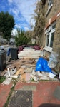 Furniture waste 4 double and 2 single mattresses. broken wardrobes and flooring. HA0 - removed for £260