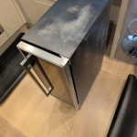 Wine fridge wine fridge, works but does not cool. 63cm by 30cm by 88cm. SW3 - removed for £30