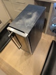 Wine fridge wine fridge, works but does not cool. 63cm by 30cm by 88cm. SW3 - removed for £30