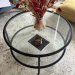 Rug, Coffee Table, Mirror Rug is 300cm by 200cm, Coffee Table is 40cm by 81cm and Mirror is full-length and very light-weight. Total Value of Items is around £295. BN2 - removed for £80