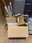 Various rubble/ waste This is the rubble/ rubbish from a bathroom refurbishment. Longest single item is probably the bath panel approx 170cm. Otherwise cardboard, small sacks containing old tiles, sink, toilet pan/ cistern, box of rubble. It looks more than it is in the photos because I haven’t collapsed all the boxes yet, but will do before you collect. Thanks for quoting. B5 - removed for £130