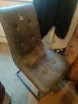 Desk and chair Reusable desk and office chair. BS15 - removed for £100