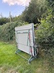 Outdoor table tennis table Damaged and may be mendable but not by us. RH17 - removed for £75
