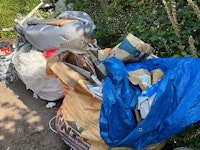 Waste from our garage collected by Proper Waste LTD