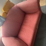 Two seater sofa Two seater sofa. Very old and not clean enough for reuse. LS25 - removed for £65