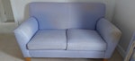 Sofa, Chairs, Fridge Two Seater Sofa, 2 x Arm Chairs, Fridge Freezer BA2 - removed for £220
