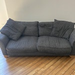 Sofa,tables x2, small wardrobe Sofa, x 2 small tables, one small wardrobe, from flat at Barbourne Works, ground floor WR3 - removed for £305