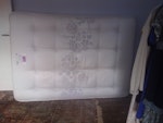 Bedroom furniture Wardrobe,  chest of drawers, mattress and garden chair S75 - removed for £125
