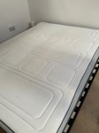 King size mattress + bed frame The bed frame has been dismantled W4 - removed for £80