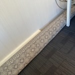 2.4metre rolled up rug Fairly worn rolled up rug W1 - removed for £75