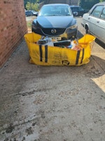 Hippo bag of junk and wood collected by Capital Recycle LTD