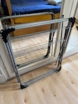 Broken metal drying rack Broken metal drying rack (dimensions when folded 77 x 61 x 6 cm). Maximum we are willing to pay for this job is £15-£20. Thank you. W10 - removed for £20