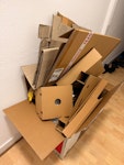 cardboard boxes boxes from a couple of recent deliveries. all recyclable. will be in front garden for easy collection. NW10 - removed for £40