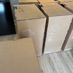 Two pallets and 11 med boxes Two wooden pallets, 11 small to medium size moving boxes NW6 - removed for £150