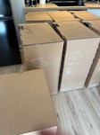 Two pallets and 11 med boxes Two wooden pallets, 11 small to medium size moving boxes NW6 - removed for £150
