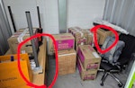 Two desk and shoe rack Two desk and shoe rack LS8 - removed for £90