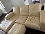 real leather sofa, in Chiswick a real leather sofa - good condition W4 - removed for £65