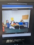 shop furniture cardboard, old posters, boxes and plastic printer toners. Shelves, old hoover pieces. 2 boxes full of posters, 10 cardboard boxes old slips, old bin with decorations, covid sign, 2 hoover's WA14 - removed for £240