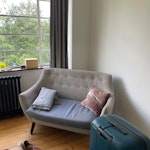 Compact 2 seater sofa I’m on the 3rd floor but there’s a lift. I will remove the legs from the sofa so it’s easier to remove. I can bring it down to the ground floor if necessary, but if it’s possible to collect from my flat (it’s too heavy for me to carry alone), that would be great. SE23 - removed for £50