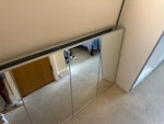 Large wardrobe dismantled 2 large sliding mirrors. 3 small drawers. 3 large drawers. 7 wooden slabs. 3 large wooden slabs. 5 large poles. 3 black bags. Would need help moving down from a flat on floor 2 EC1N - removed for £180