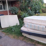 6 mattresses  , 2 doors & fan house rennovation B28 - removed for £140