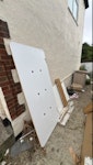 Bags- Empty boxes-bed frame Empty boxes . Bed frame wooden and garden waste bags, aluminium profiles EN4 - removed for £170