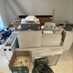 kitchen units, flooring kitchen units, laminate floor TW11 - removed for £290